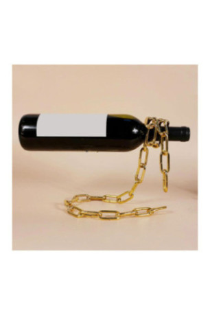 Chaîne porte-bouteille magique Or 21 x 17 cm