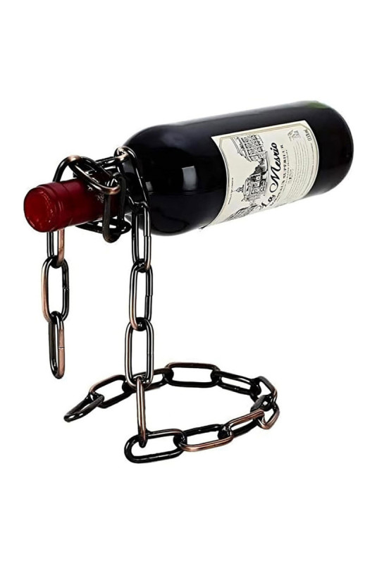 Chaîne porte-bouteille magique Cuivre 21 x 17 cm