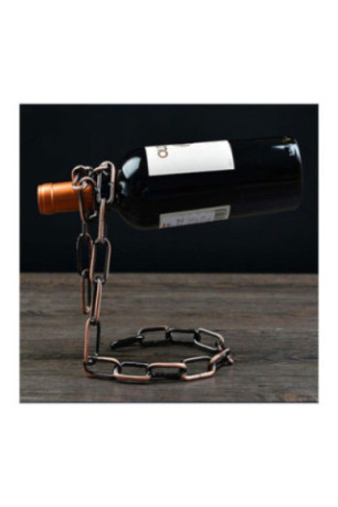 Chaîne porte-bouteille magique Cuivre 21 x 17 cm