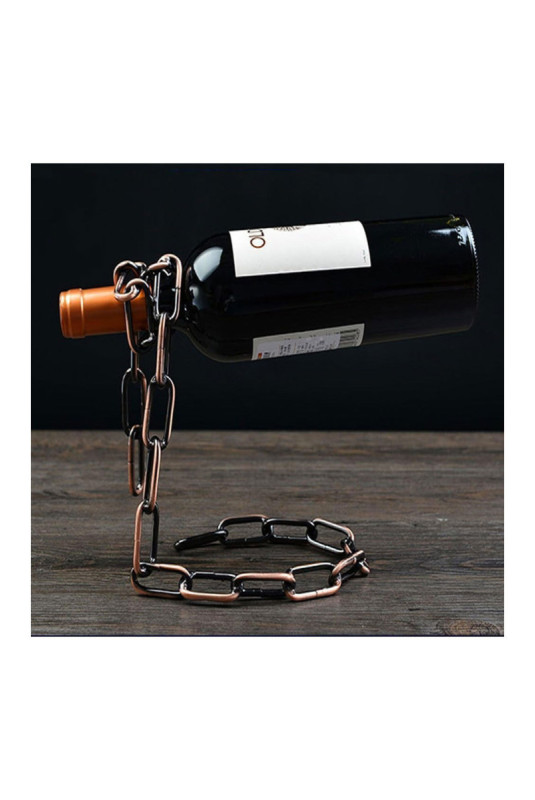Chaîne porte-bouteille magique Cuivre 21 x 17 cm