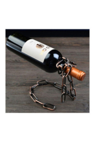 Chaîne porte-bouteille magique Cuivre 21 x 17 cm