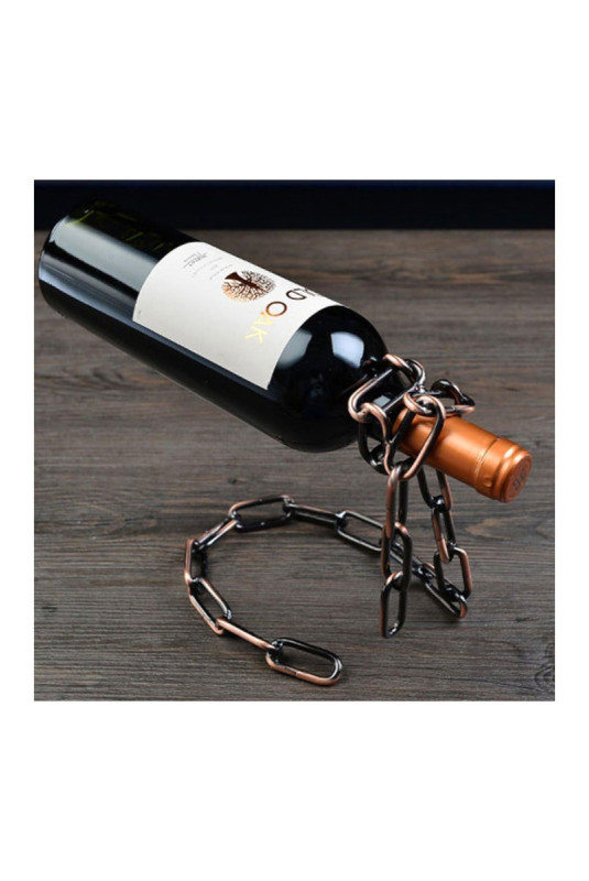 Chaîne porte-bouteille magique Cuivre 21 x 17 cm