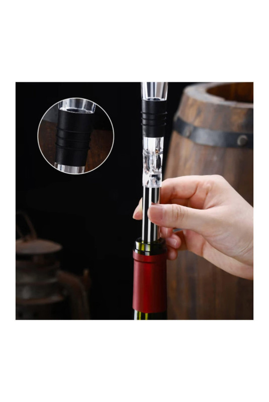 Refroidisseur de vin 2-en-1 bâton de refroidissement et aérateur 2.5 x 31.5 x 2.5 cm