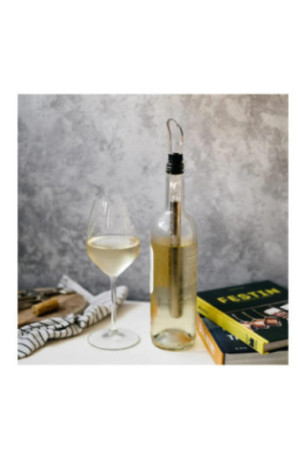 Refroidisseur de vin 2-en-1 bâton de refroidissement et aérateur 2.5 x 31.5 x 2.5 cm