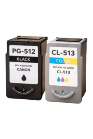 Pack de 2 Cartouches Compatibles CANON PG-512