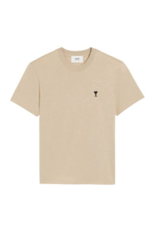 T-shirt Beige Ami De Coeur Noir En Coton