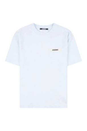 Le t-shirt Gros Grain Jacquemus Light Blue