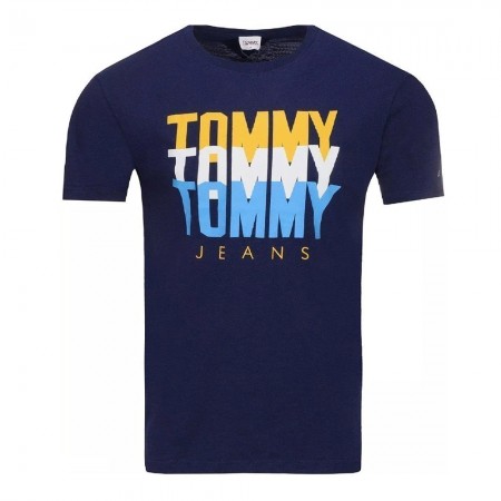 T-shirt - TOMMY JEANS - TJM Multi - Nightfall Indigo - DM0DM09713_VOG