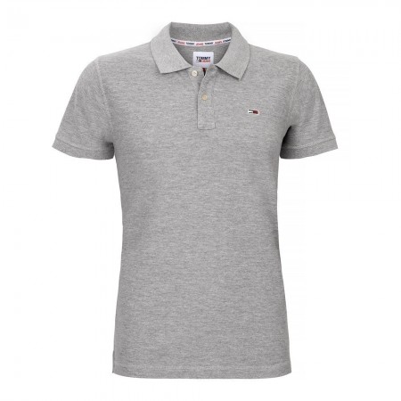Polo - TOMMY JEANS - TJM Classic Solid - Grey Heather