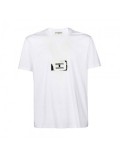 Tee shirt coton à logo patché - GIVENCHY - BM70UQ3002__WHITE