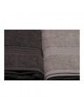 Set 4 serviettes de toilette 70x140 - Rainbow - Black - 317HBY1418