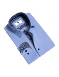Chemise manches longues - Solid light Blue - CEBD7689