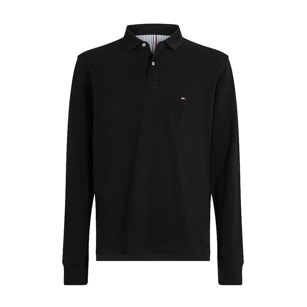 Polo manches longues - TOMMY HILFIGER - Bds Black - MW0MW20183