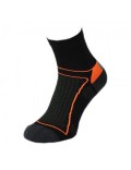 Chaussettes x2 paires - COMODO - Noir & Orange - BIK1-BLACK-ORANGE-LOTDE2