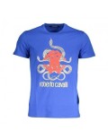 T-shirt MC - ROBERTO CAVALLI - GST652_BLU_BLUETTE