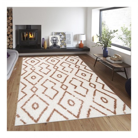 Tapis (80 x 150) - Puffy 7755  - Beige / Brown - 952CCL1340