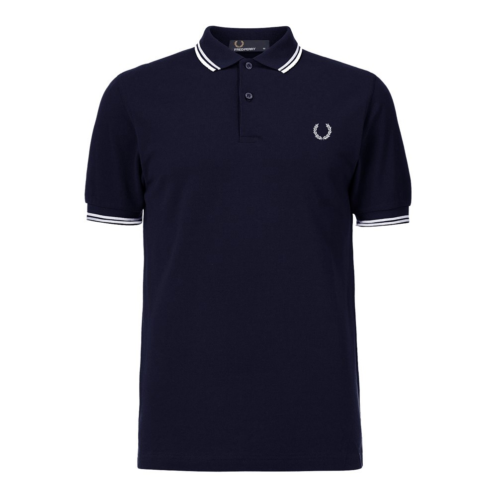 Polo - FRED PERRY - Black White - M3600