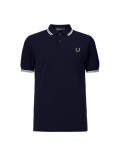 Polo - FRED PERRY - Black White - M3600