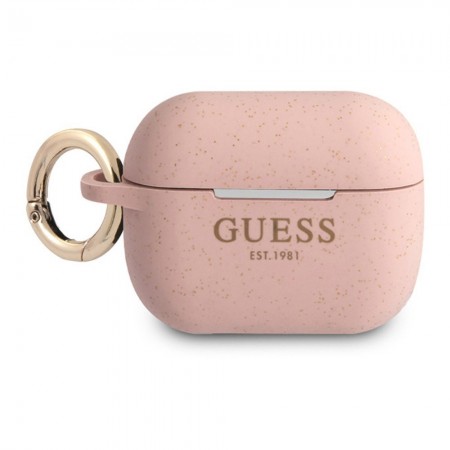 Protection Guess Cover Ring pour Airpods Pro - Rose - H0218