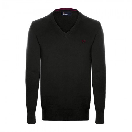 Pullover - FRED PERRY - Black - K9600_BLACK