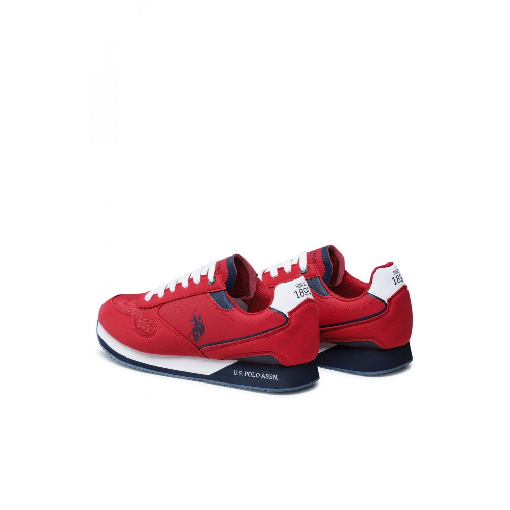 Sneakers bimatières - U.S.-ROSSO-NOBIL003A/2HY2