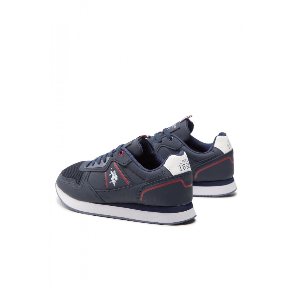 Sneakers bimatières - U.S.-BLUE-NOBIL004M/BYM1