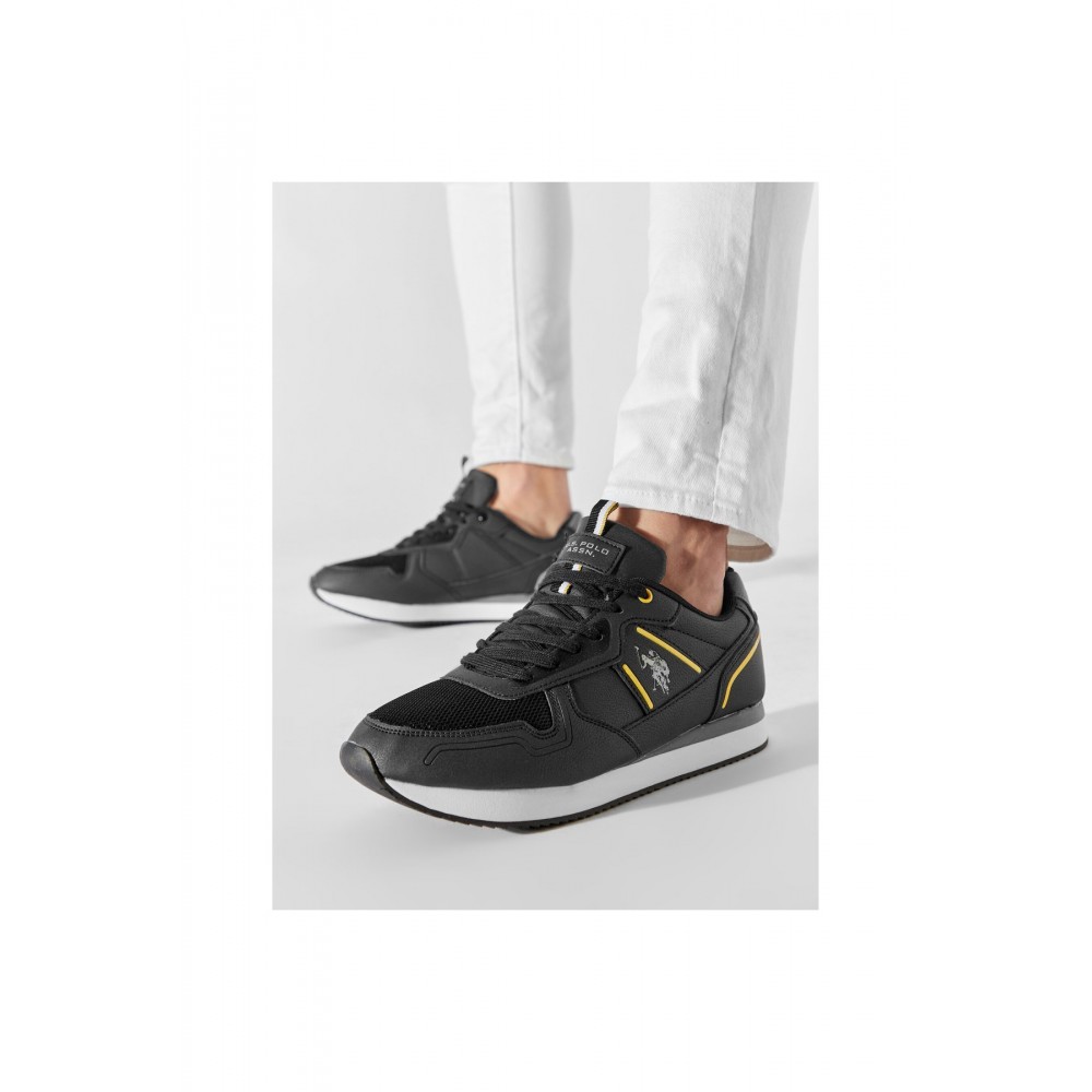 Sneakers bimatières - U.S.-NERO-NOBIL004A/BYM1