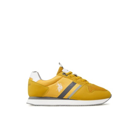 Sneakers textile suede PU - U.S.-GIALLO-NOBIL006M/2TH1