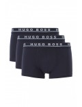 Lot de 3 shortys stretch à ceinture logo - Hugo boss.-480 open blue-50325403