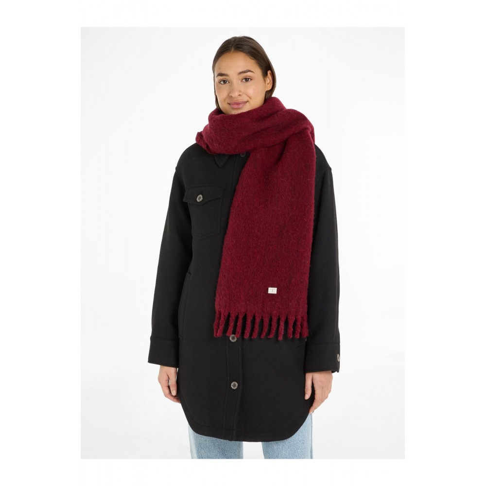 Echarpe laine Tommy Jeans VLP Deep Rouge AW0AW15904