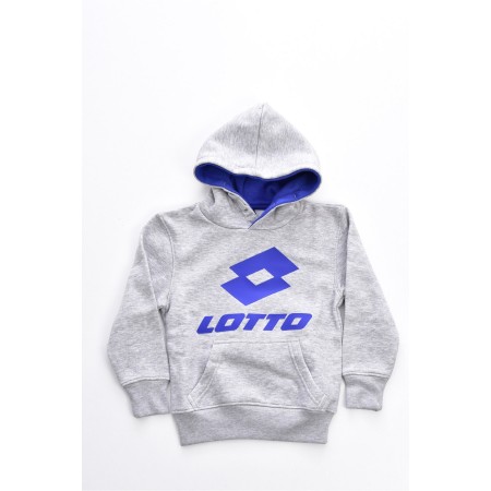 Sweat capuche gros logo Lotto Gris LOTTO23402