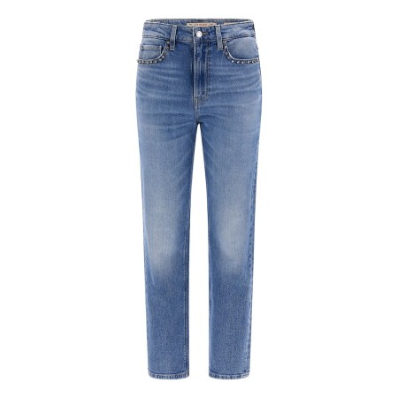 Jean droit détall strass Girly Guess jeans FEPR FEEL PRETTY  W3BA16 D4WF5