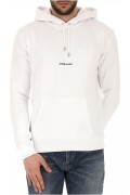 Sweat à capuche iconique Yves Saint Laurent 9000 blanc BMK464581