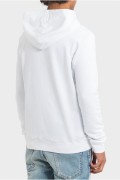 Sweat à capuche iconique Yves Saint Laurent 9000 blanc BMK464581