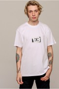 Tee shirt coton à logo patché Givenchy WHITE BM70UQ3002