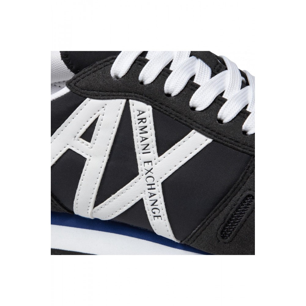 Sneakers basses gros logo Armani exchange K487 NAVY+OP.WHITE XUX017 XCC68