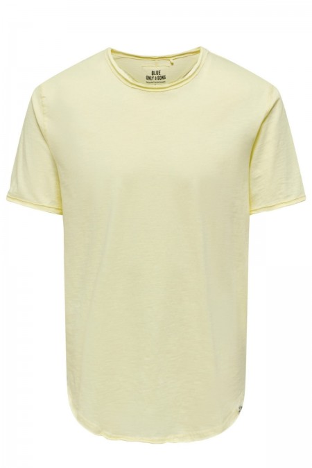 TShirt basique long Only&sons Pear Sorbet ONSBENNE LONGY SS TEE NF 7822 NOOS