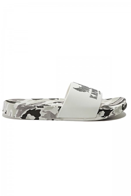 Mules camouflage avec logo relief  Kaporal BLANC DECAL
