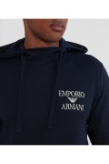 Sweat à capuche logo brodé Emporio armani 00135 MARINE 112052 3F571