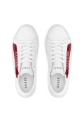 Sneakers basses cuir PU Guess jeans WHITE RED FM7TIK ELE12