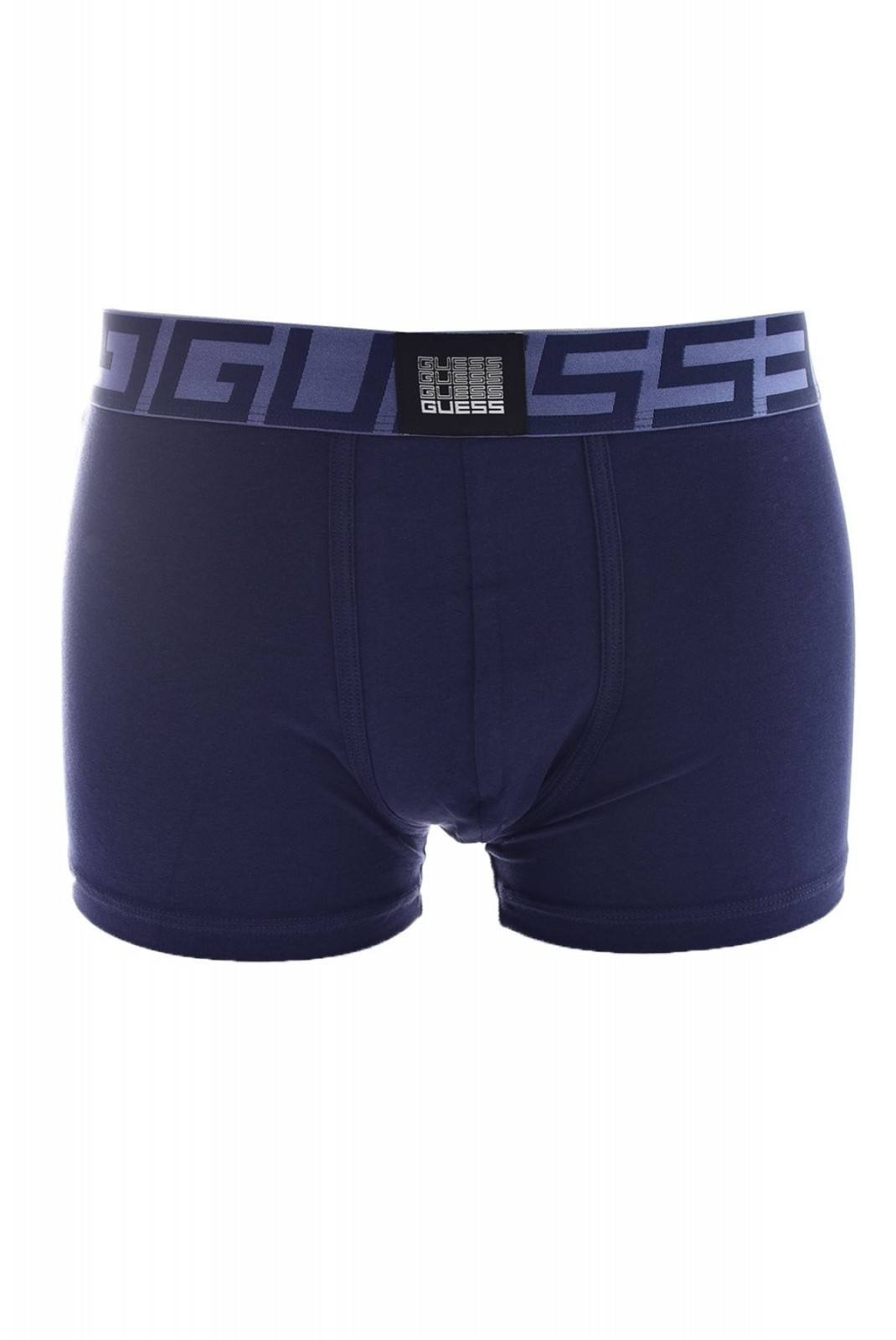 Tripack de boxers en coton stretch Guess jeans P7CJ G QUADRATE BLUE U3BG01 K6YW0