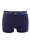 Tripack de boxers en coton stretch Guess jeans P7CJ G QUADRATE BLUE U3BG01 K6YW0