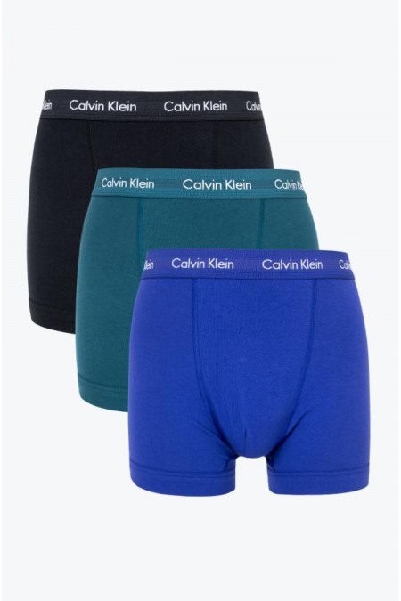 Tripack boxers coton stretch Calvin klein JGO SPECTRUM BLUE, BLACK, ATLANTIC DEEP 0000U2662G