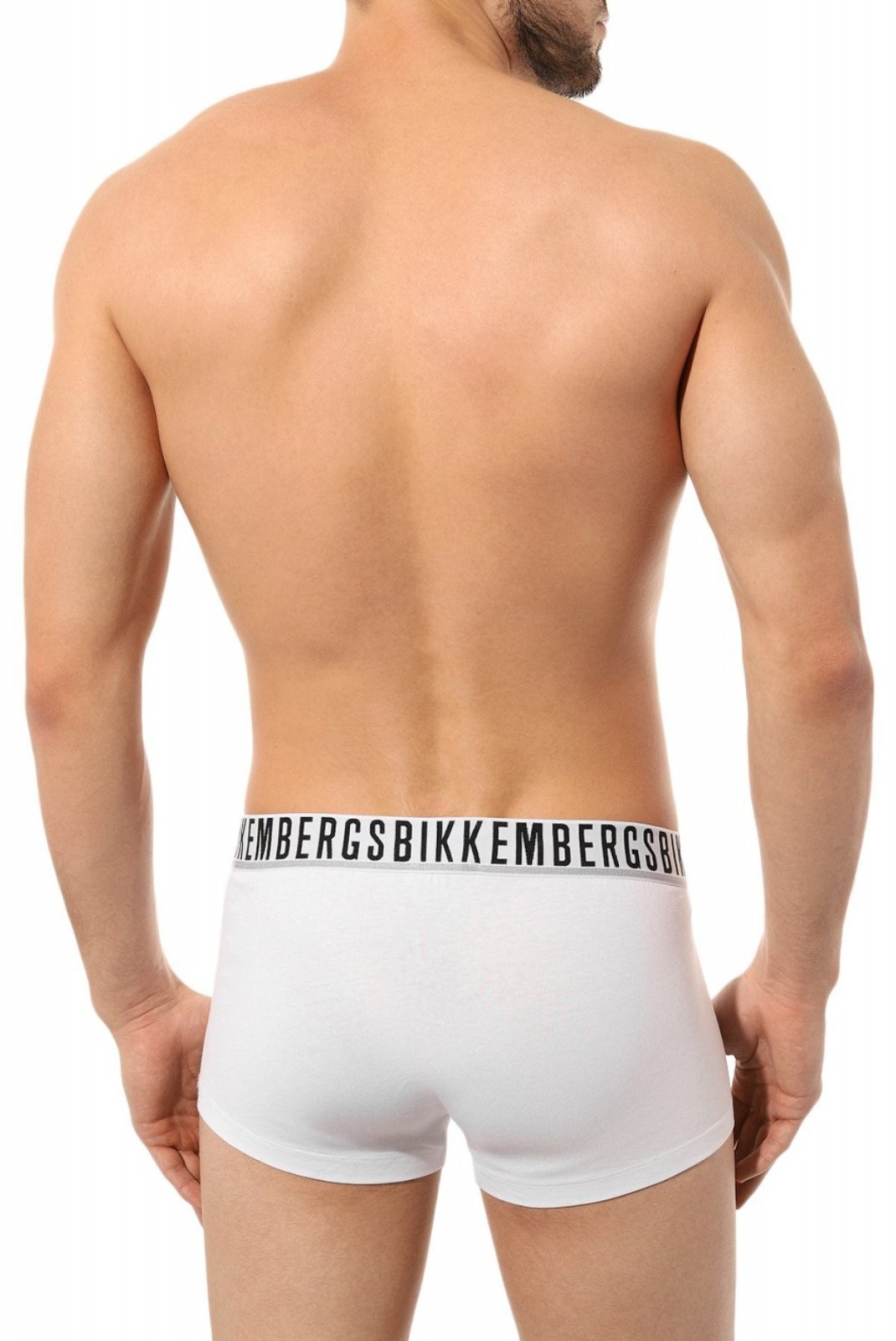 Bipack boxers stretch en coton Bikkembergs WHITE BKK1UTR01BI