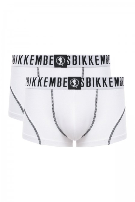 Bipack boxers stretch en coton Bikkembergs WHITE BKK1UTR06BI