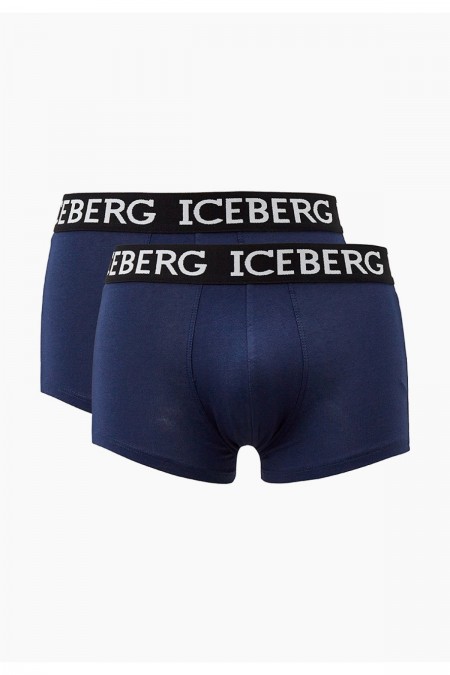 Bipack boxers coton stretch Iceberg NAVY ICE1UTR02