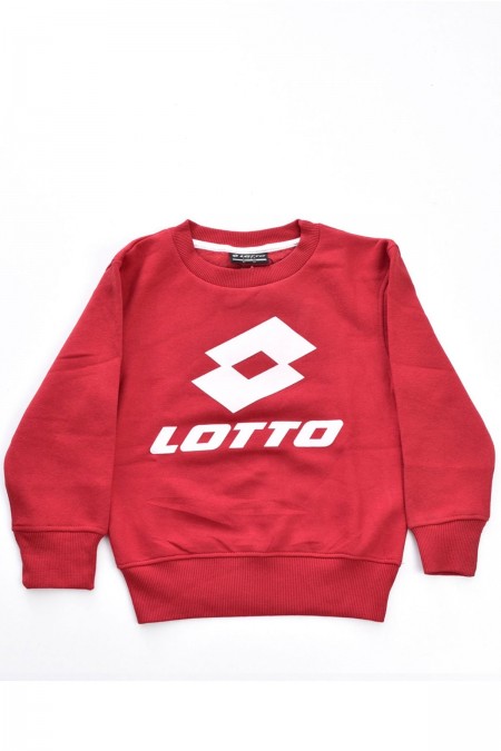 Sweat gros logo Lotto Rouge LOTTO23403