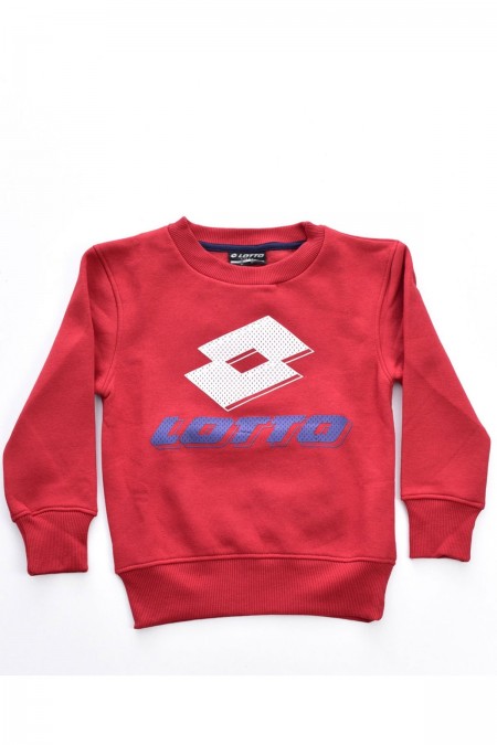 Sweat gros logo Lotto Rouge LOTTO23603
