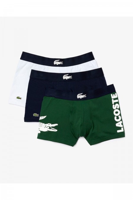 Pack de 3 boxers stretch Lacoste P52 THYME/NA 5H1803