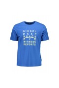 T-shirt logo Diesel 8II BLUE S4EL-T-JUST